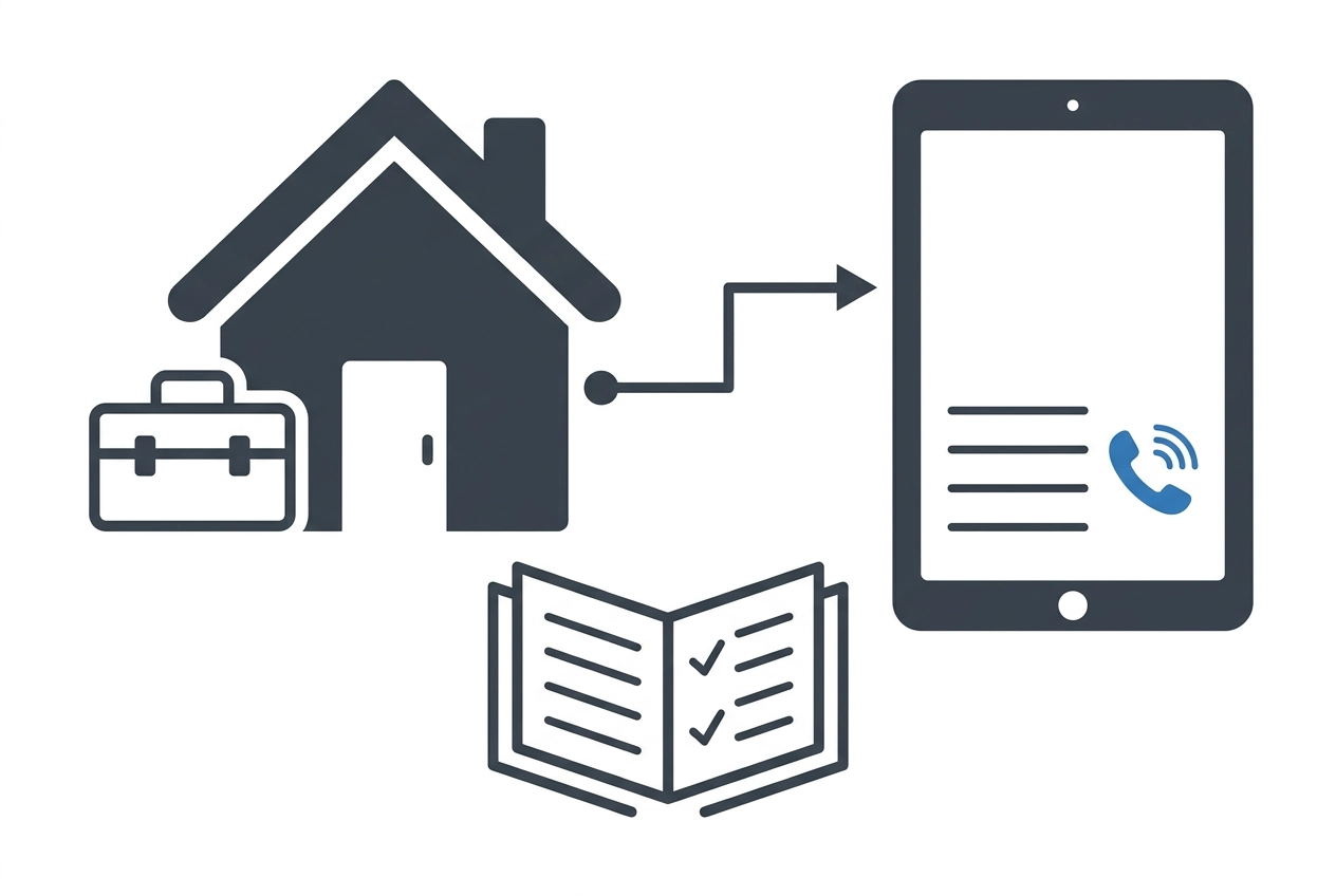 Professional header image for industry analysis: Will Your Customers Accept an AI Receptionist? What Home ...